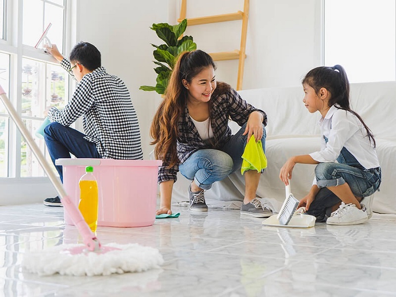Dịch vụ vệ sinh nhà đón tết